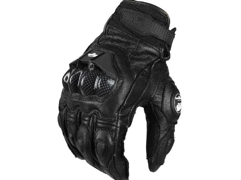 Motorcycle Gloves Afs6 Afs10 Afs18 Security Protection Windproof Motocross Mittens Touch Screen Men's Leather Motorbike Glove