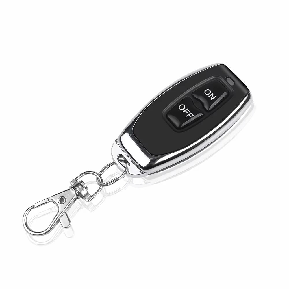 433Mhz Wireless Remote Control Switch AC 110V 220V 10A Relay 1CH Receiver Controller and 2botton RF 433 Mhz Transmitter