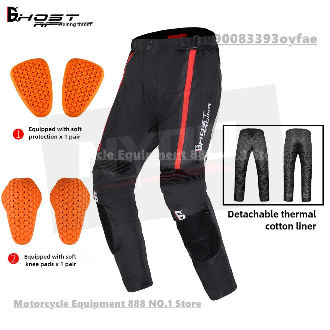 Motorcycle Racing Suit CE Anti Fall Rally Suit Wear-resistant Men's Motorcycle Riding Jacket and Pants Removable Lining