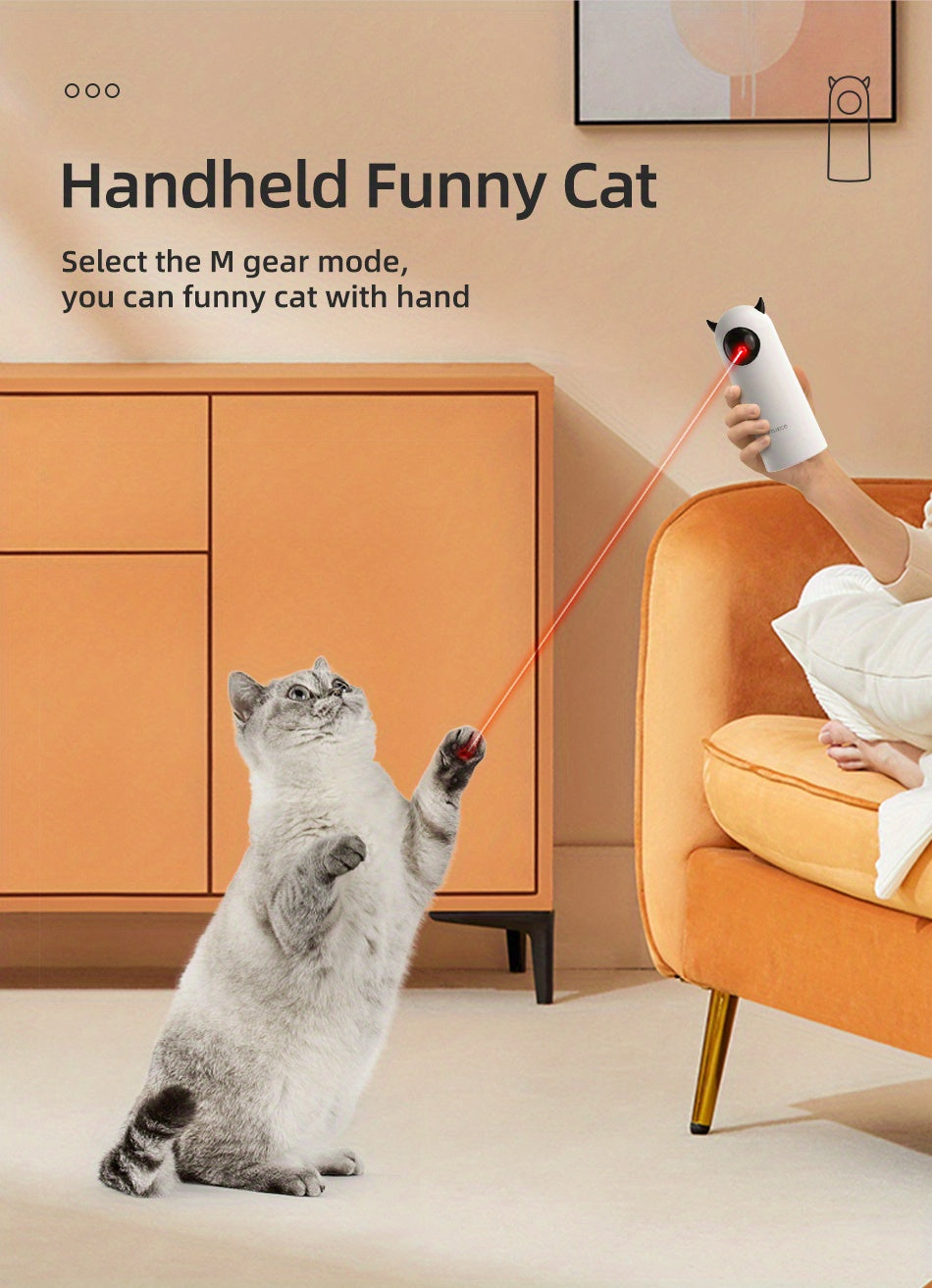 Automatic Laser Light Pet Toy - Interactive, Smart for Cats, No Battery Included