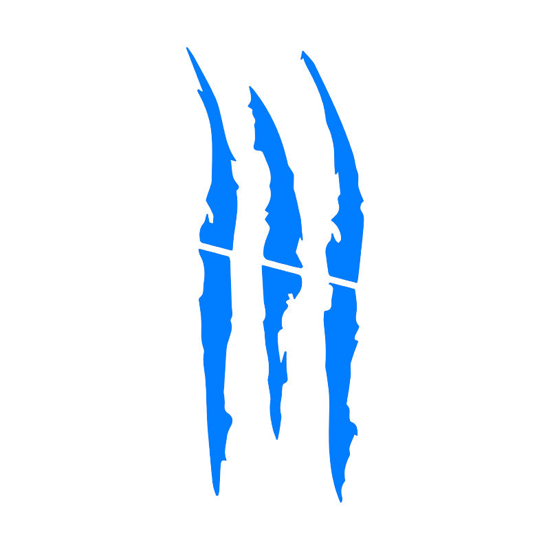 Motorcycle Car Sticker Universal Monster Claw Scratched Stripe Decal Marker Reflective Waterproof Moto Decoration Accessories