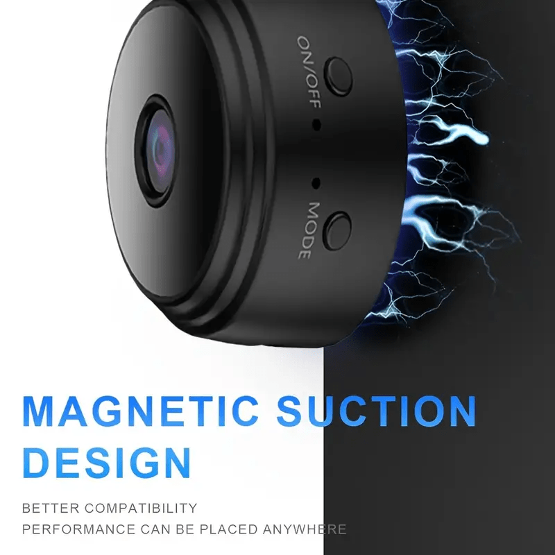 Smart 2.4Ghz WiFi Security Camera: Remote Viewing, Wireless, USB Charging, Suitable for Office, Restaurant, Renovation, Dry, Indoor Use