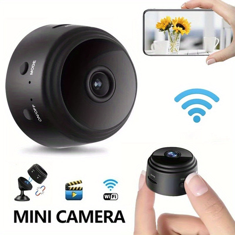 Smart 2.4Ghz WiFi Security Camera: Remote Viewing, Wireless, USB Charging, Suitable for Office, Restaurant, Renovation, Dry, Indoor Use