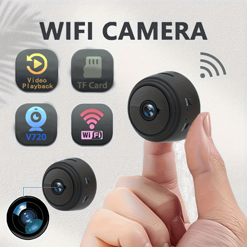 Smart 2.4Ghz WiFi Security Camera: Remote Viewing, Wireless, USB Charging, Suitable for Office, Restaurant, Renovation, Dry, Indoor Use