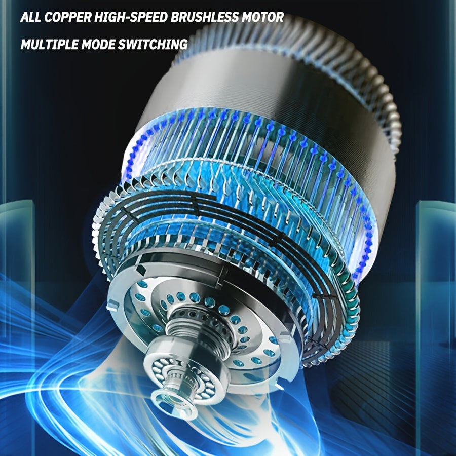 150PSI Handheld Air Compressor Electric Wireless Portable Tire Inflator Pump Digital Display LED Lighting, For Car Motorcycle Bicycle Balls