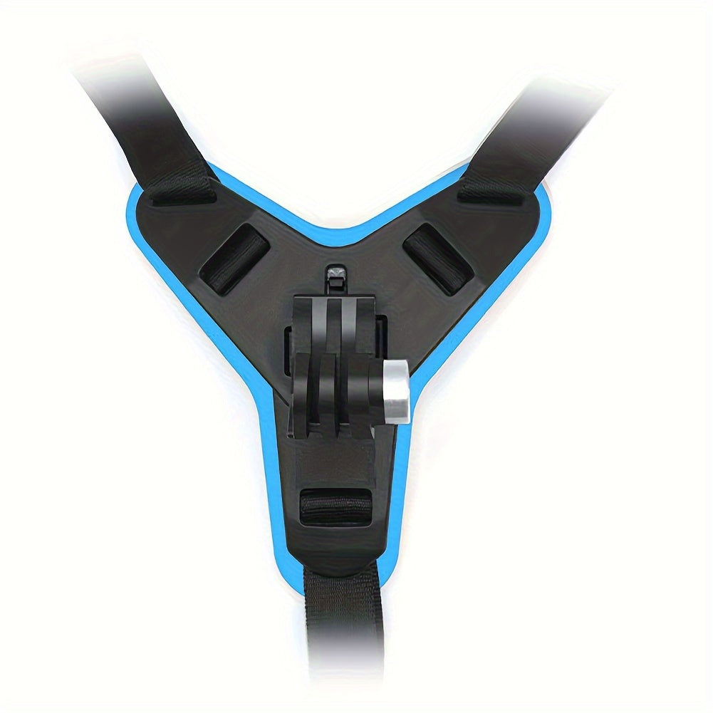 Secure Your GoPro Hero 11 10 9 8 7 and DJI Osmo Action Insta360 Action Camera with this Motorcycle Helmet Strap Mount Front Chin Stand Holder!