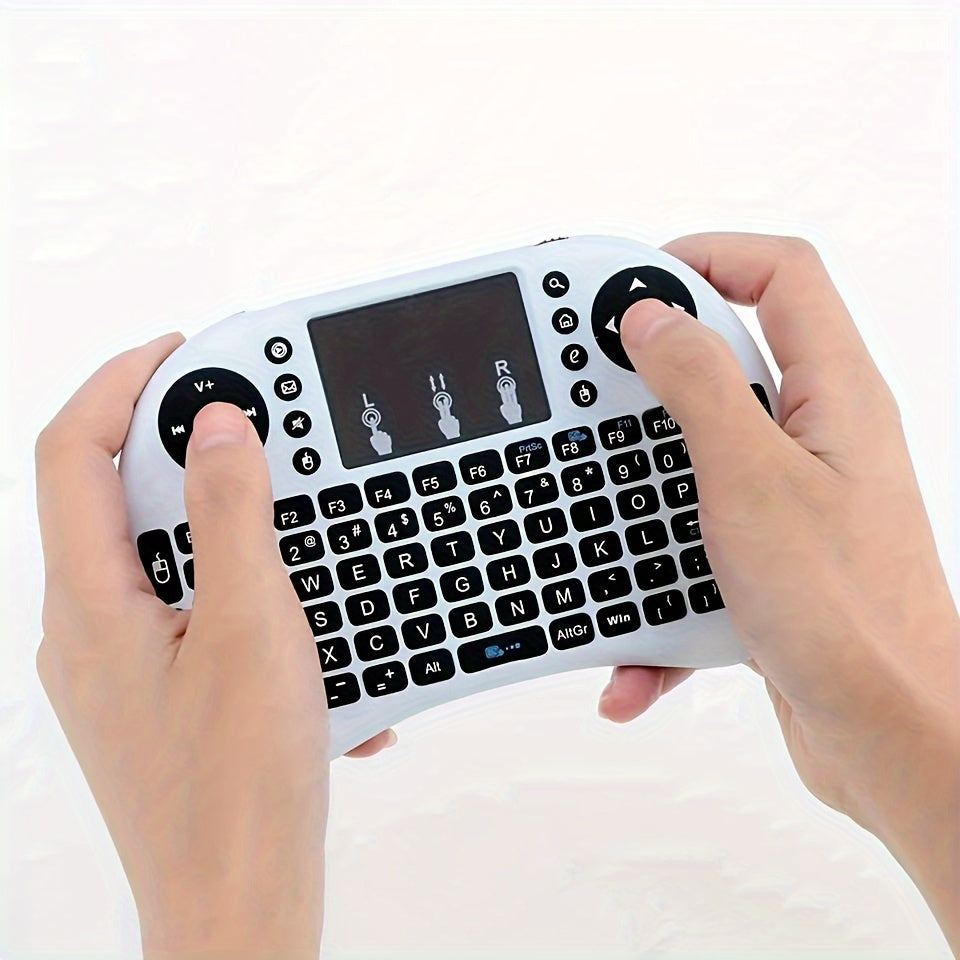 Plug & Play 2.4G Mini Wireless Keyboard With Touchpad - Ideal For Android Tv Box, For Smart Tv, Projector, Ps3, And More!