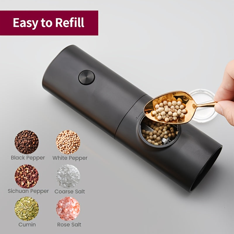 CLITON Electric Pepper Grinder, 3 in 1, Automatic Kitchen Grinder