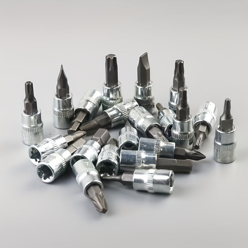 151-Piece/53-Piece Professional Automotive Tool Set with Chrome Vanadium Steel Ratcheting Wrenches and Screwdriver Kit, Suitable for Car, Motorcycle, and Bicycle Maintenance - Stainless Steel Auto Repair Tools