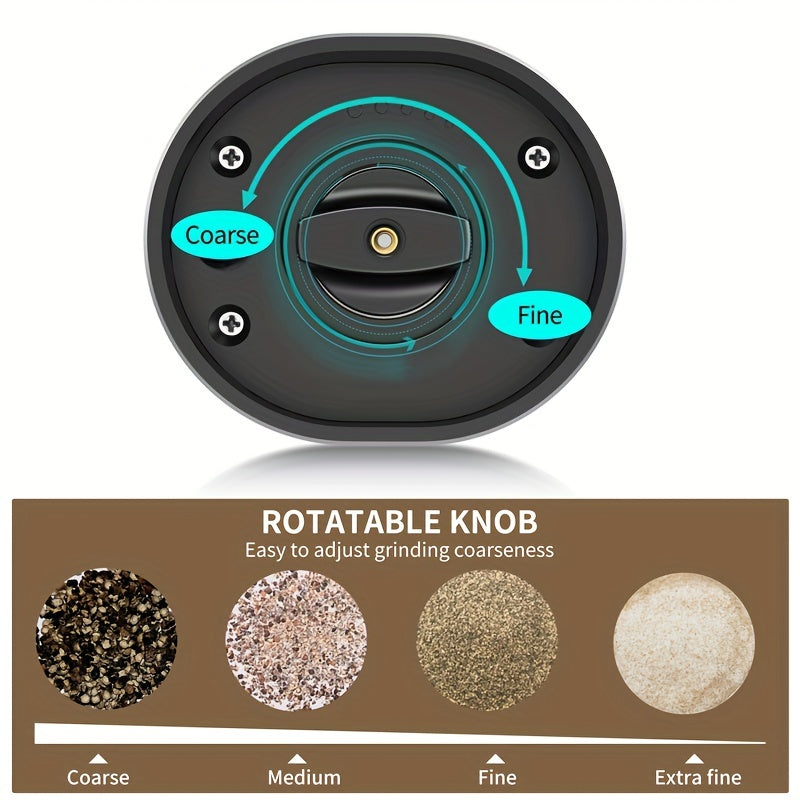 CLITON Electric Pepper Grinder, 3 in 1, Automatic Kitchen Grinder