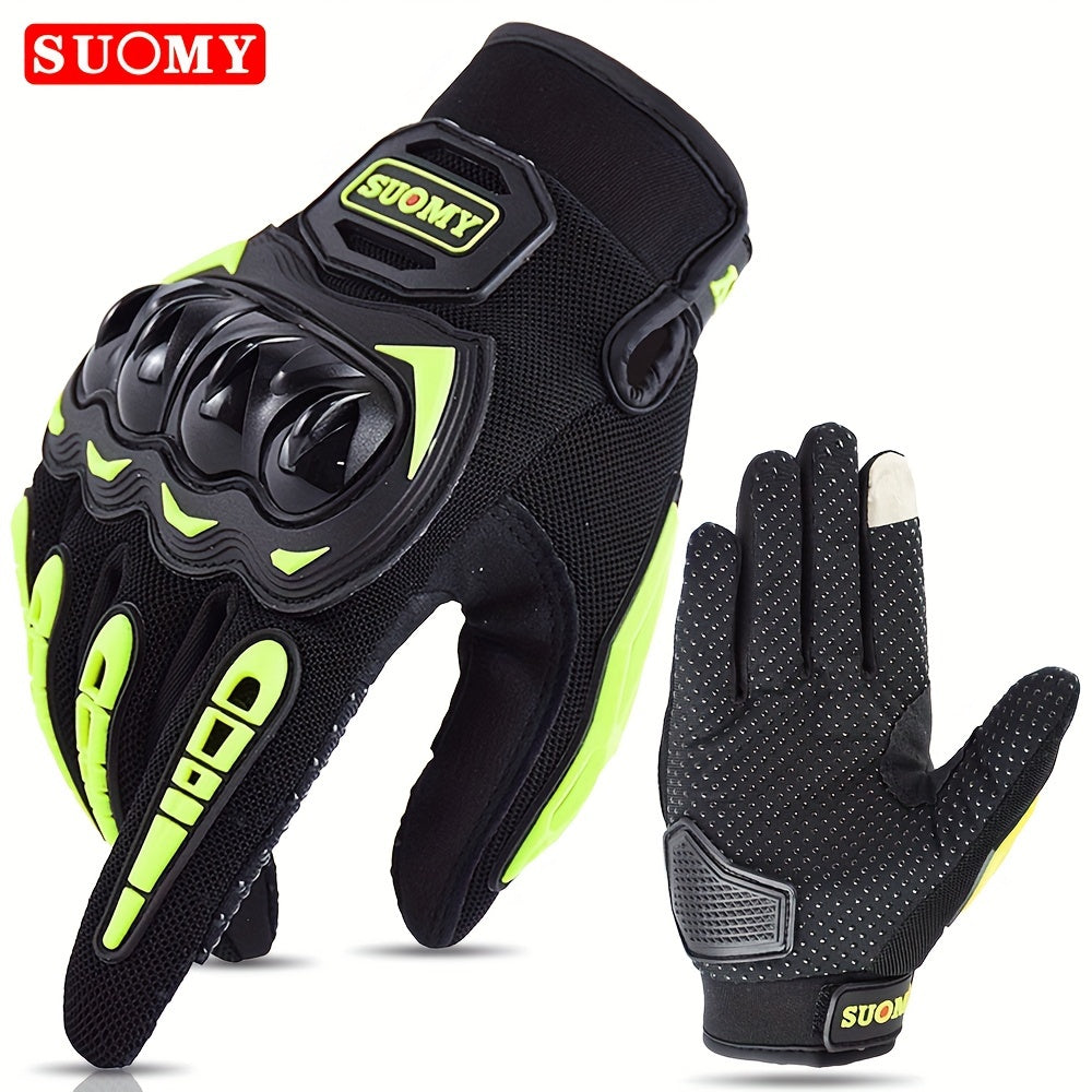 SUOMY Summer Motorcycle Gloves Men Women Touch Screen Breathable Moto Racing Riding Motorbike Motocross Gloves