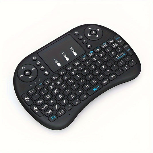Plug & Play 2.4G Mini Wireless Keyboard With Touchpad - Ideal For Android Tv Box, For Smart Tv, Projector, Ps3, And More!