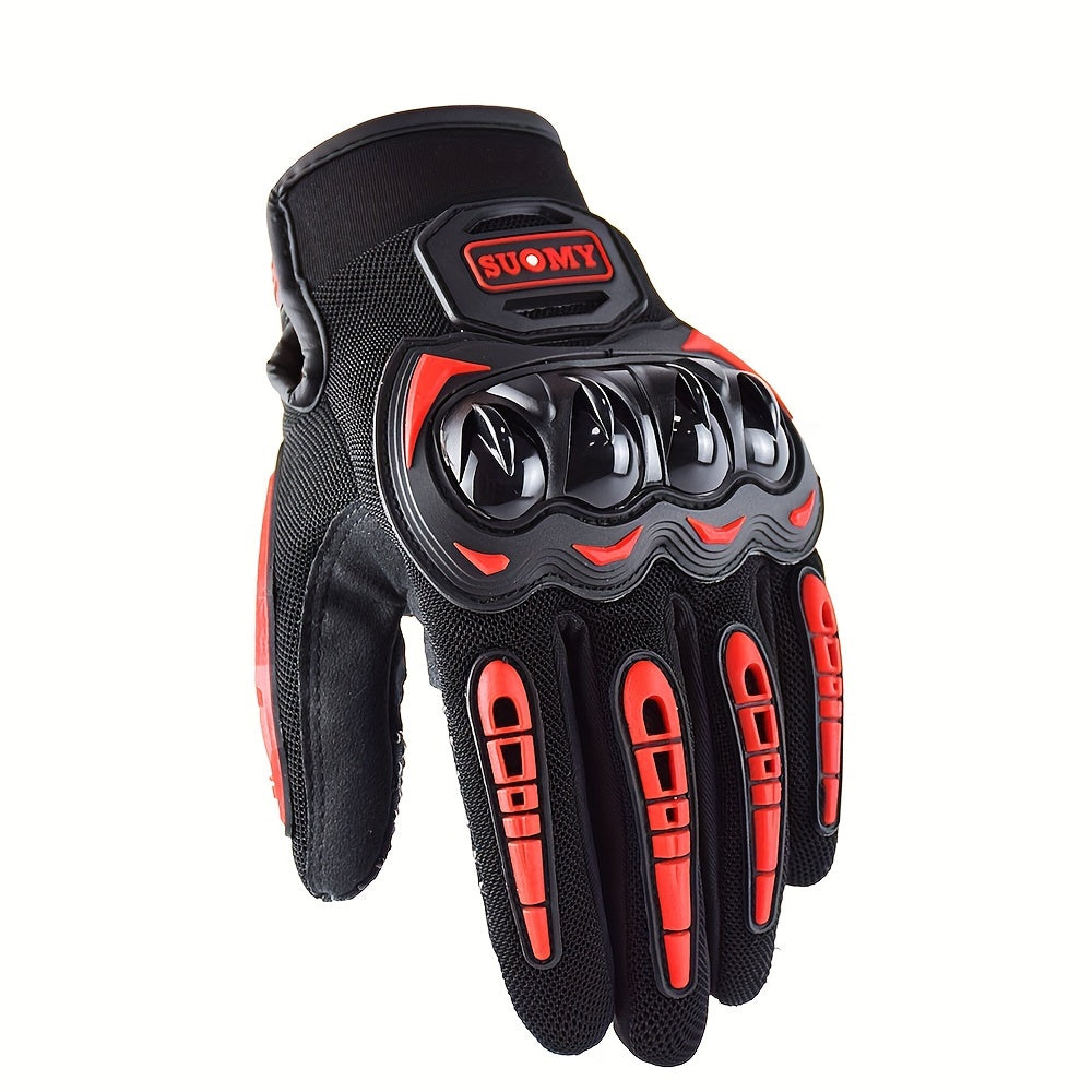 SUOMY Summer Motorcycle Gloves Men Women Touch Screen Breathable Moto Racing Riding Motorbike Motocross Gloves