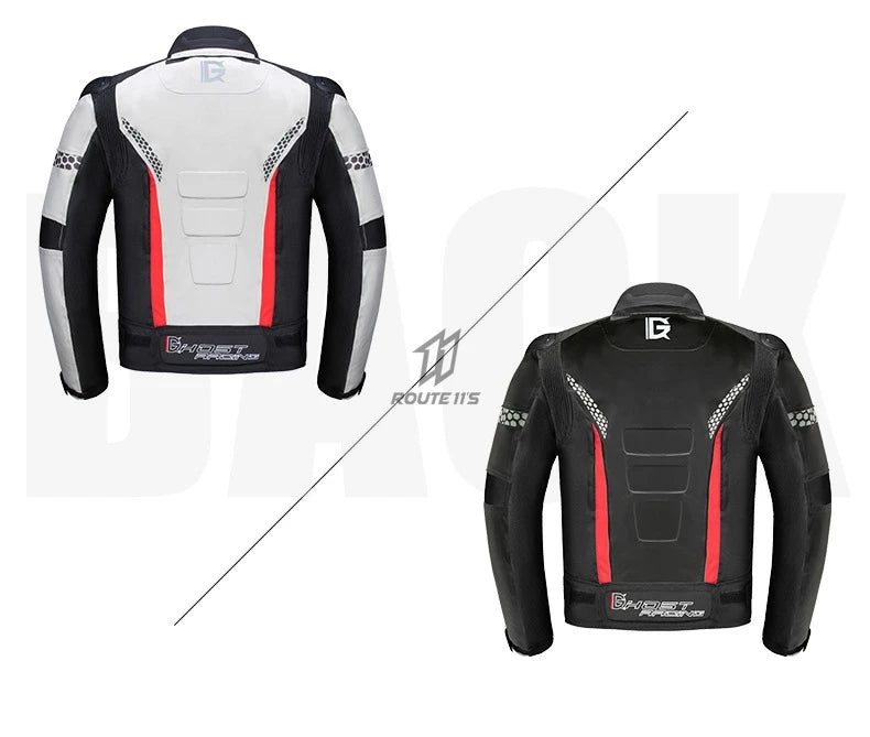 GHOST RACING Motorcycle Jacket Protective Gear Motorbike Riding moto jacket Waterproof windproof Moto Clothing Motorcycle Suits