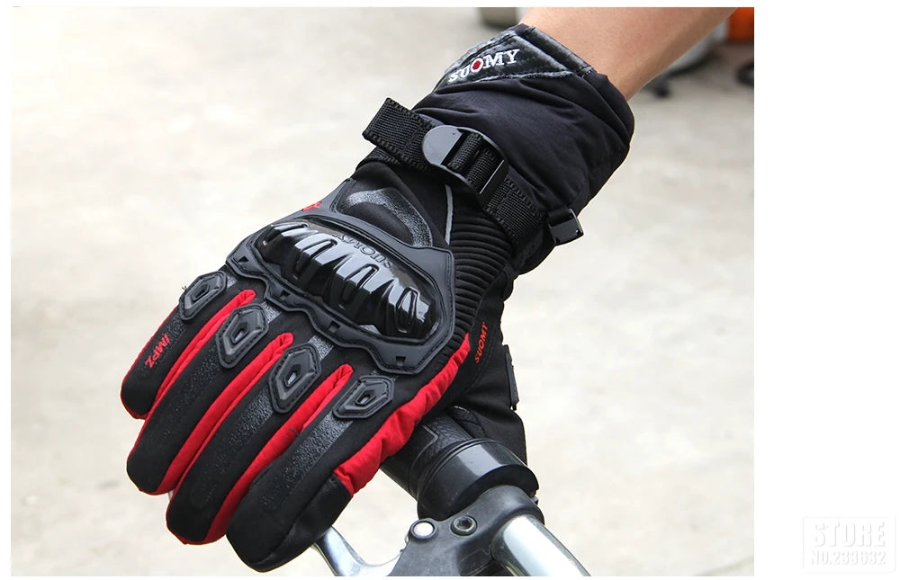 Motorcycle Gloves Windproof Waterproof Guantes Moto Men Motorbike Riding Gloves Touch Screen Moto Motocross Gloves Winter