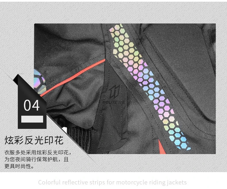 GHOST RACING Motorcycle Jacket Protective Gear Motorbike Riding moto jacket Waterproof windproof Moto Clothing Motorcycle Suits