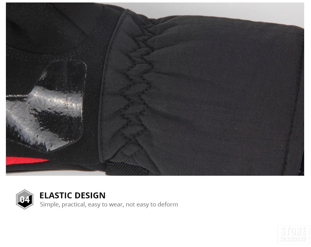 Motorcycle Gloves Windproof Waterproof Guantes Moto Men Motorbike Riding Gloves Touch Screen Moto Motocross Gloves Winter