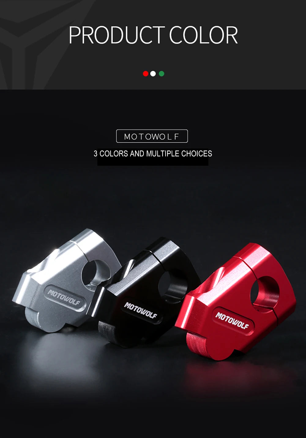 NEW Motorcycle 22mm 28mm Handlebar Heightening Riser Bar Clamp Mount For Honda NTV650 NTV 650 Deauville 700 Varadero 125