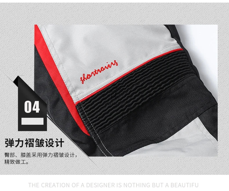 GHOST RACING Motorcycle Jacket Protective Gear Motorbike Riding moto jacket Waterproof windproof Moto Clothing Motorcycle Suits