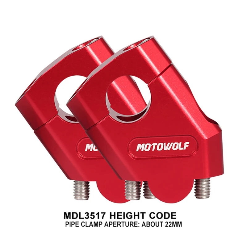 NEW Motorcycle 22mm 28mm Handlebar Heightening Riser Bar Clamp Mount For Honda NTV650 NTV 650 Deauville 700 Varadero 125