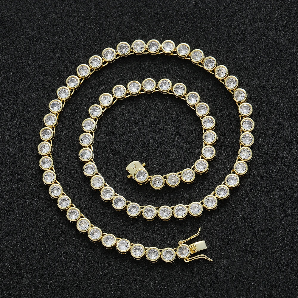 BC249 3MM 4MM 5MM Men and Women Tennis Chain Necklace Fashion Jewelry