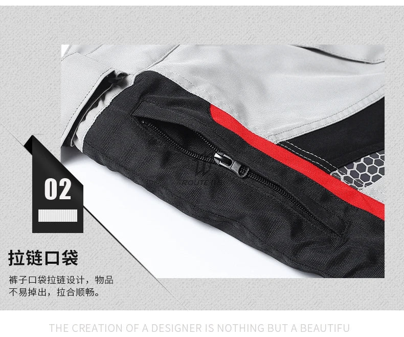 GHOST RACING Motorcycle Jacket Protective Gear Motorbike Riding moto jacket Waterproof windproof Moto Clothing Motorcycle Suits