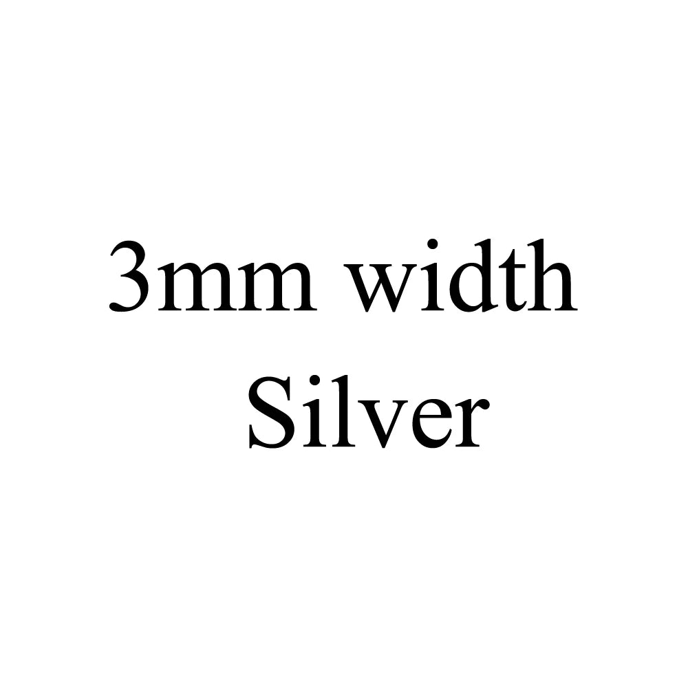 BC249 3MM 4MM 5MM Men and Women Tennis Chain Necklace Fashion Jewelry