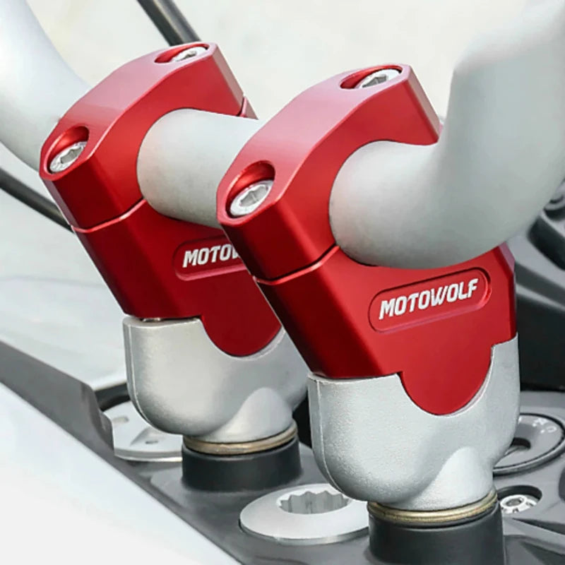 NEW Motorcycle 22mm 28mm Handlebar Heightening Riser Bar Clamp Mount For Honda NTV650 NTV 650 Deauville 700 Varadero 125