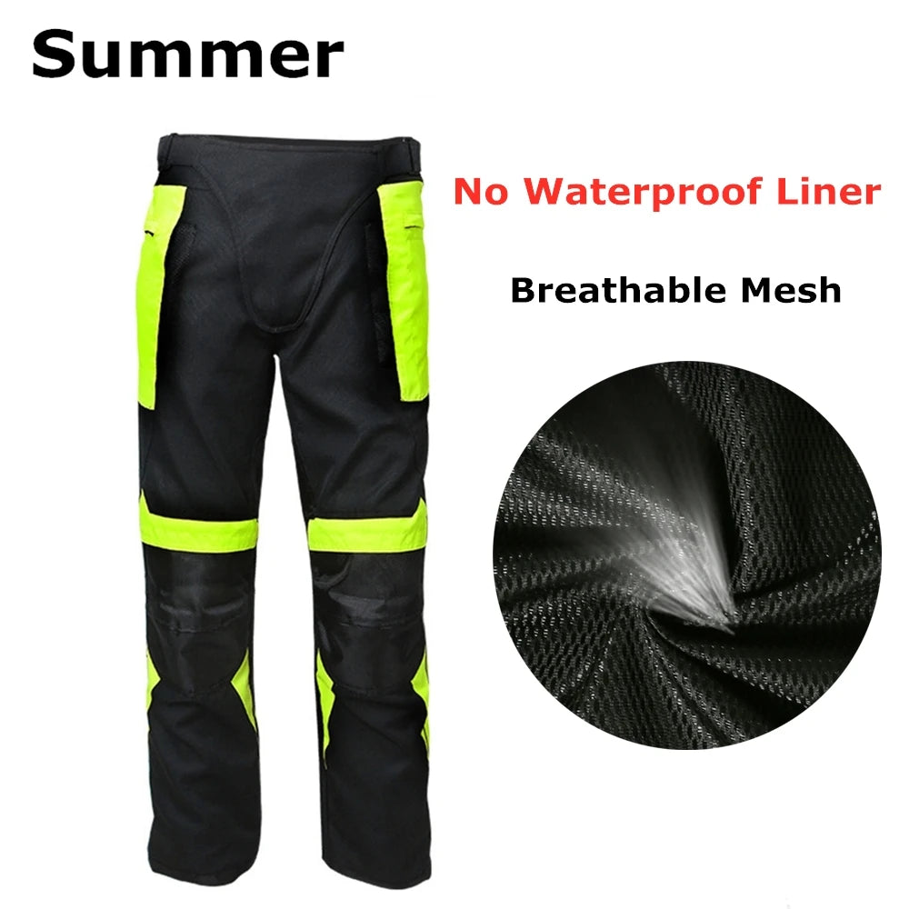 Motorcycle Jacket Men Woman Summer Winter Motorbike Riding Coat Reflective Breathable Waterproof Warm Protective Suit JK-21