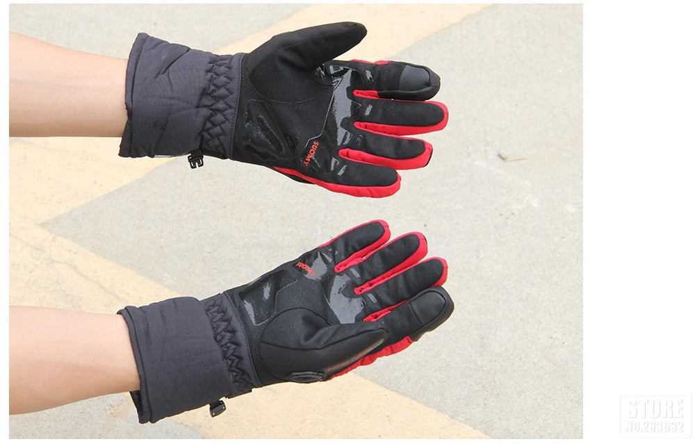 Motorcycle Gloves Windproof Waterproof Guantes Moto Men Motorbike Riding Gloves Touch Screen Moto Motocross Gloves Winter