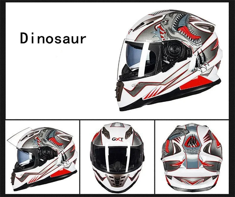 Full Face Motorcycle Helmets Latest Downhill Racing Motorbike Riding Casco Capacete De Moto DOT Approved For Men Women Kask GXT