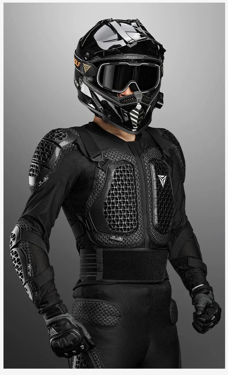 Motorcycle Body Armor Four Seasons Anti-fall Motorbike Riding Armor Full Body Equipment Motocross  Armor Protective Clothing