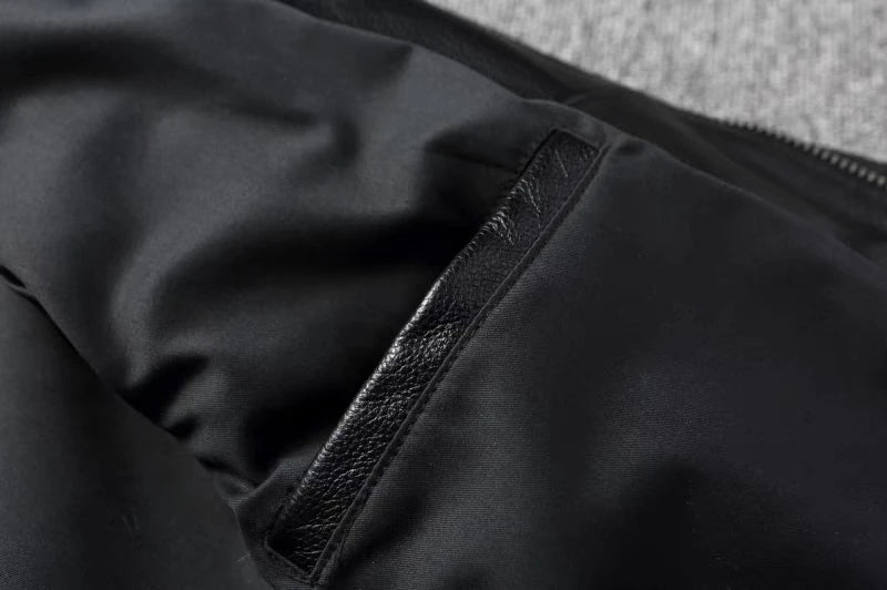 Pure Top Layer Cowhide Motorcycle Suit Leather Jacket Men's Cycling Jacket Slim Fit Stand Collar Short Black Jacket