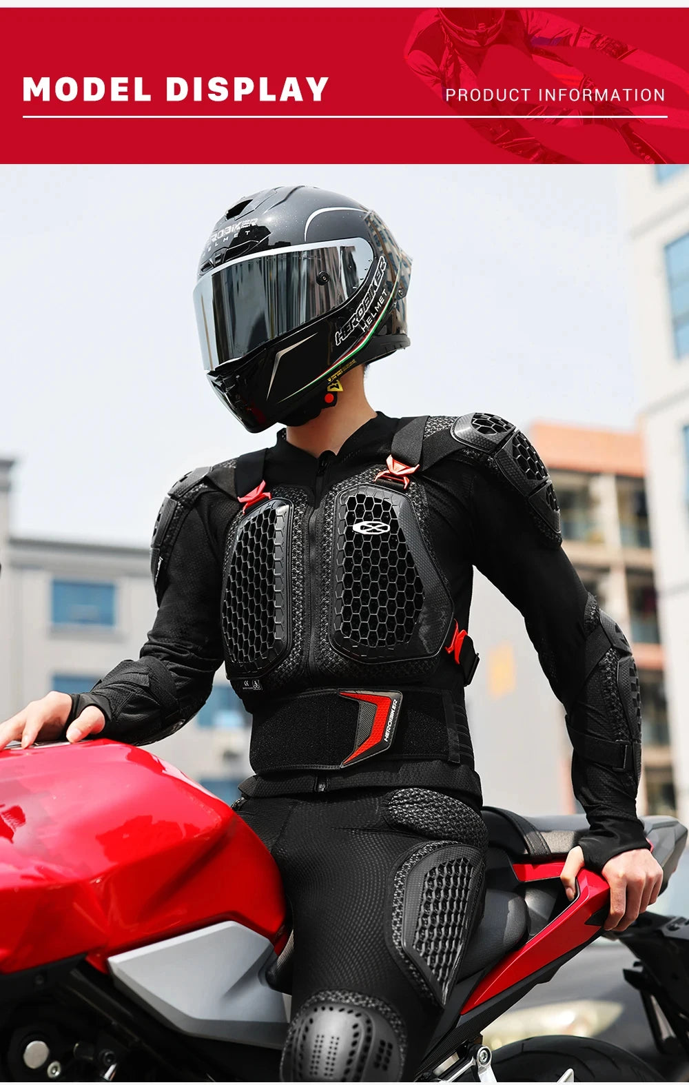 Motorcycle Body Armor Four Seasons Anti-fall Motorbike Riding Armor Full Body Equipment Motocross  Armor Protective Clothing