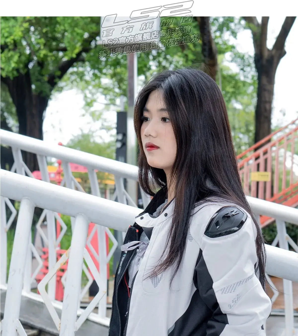 LS2 motorcycle jacket cycling rally racing suit waterproof and warm CE protective gear certification MJ174 motorcycle jacket