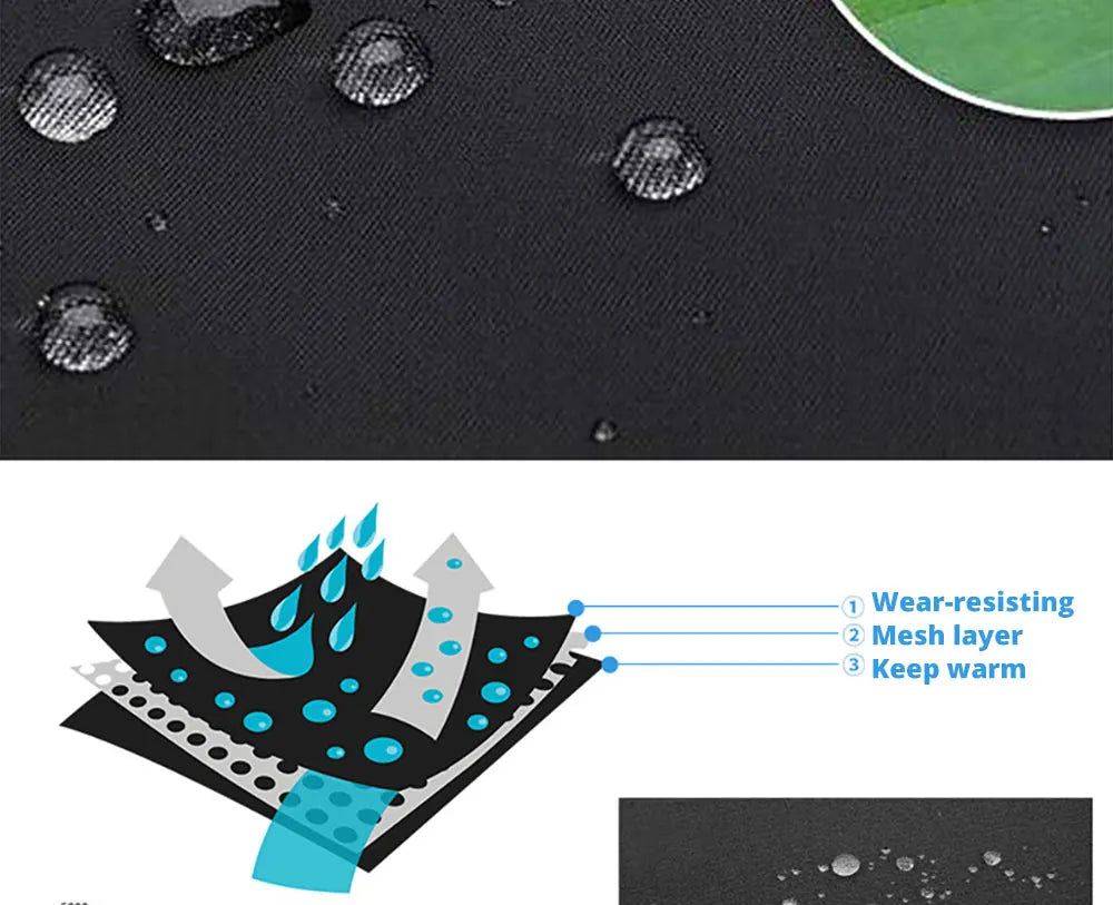 Waterproof Motorcycle Jacket Pant Suit Cold-proof Motorbike Jacket Men Motocross Riding Clothing CE Protective Gear Size M-5XL