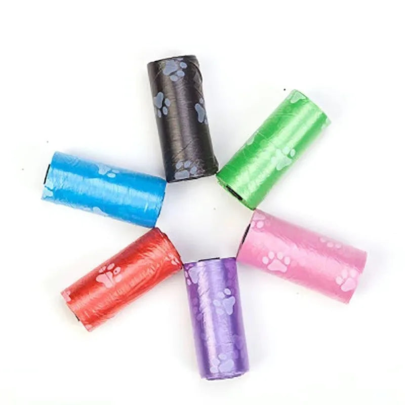 2-40 Rolls Dog Poop Bags for Outdoor Walks Cat Waste Bag Doggie Outdoor Home Clean Refill Garbage Bag Pet Supplies 15 Bags/ Roll