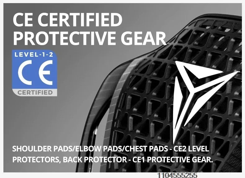 Motorcycle Jacket Men Turtle For Motocross Motorcycle Body Armor Motorbike Racing Jacket CE Approved Protection Gears Equipment