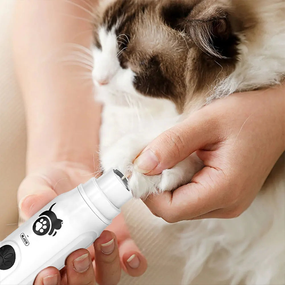 Pet Nail Grinder Electric Nail Trimmer Nail Clippers 3 Speed Rechargeable Cat Nail Trimmer for Dogs Cat