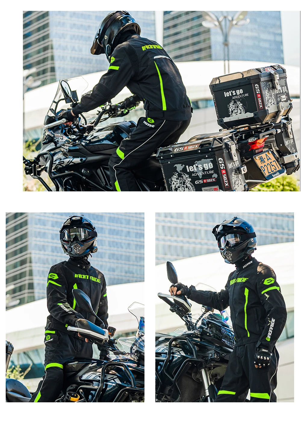 Waterproof Motorcycle Jackets Moto Jacket Pants Suit Motor Jacket For Men Women Interior Detachable Moto Clothes Keep Warm