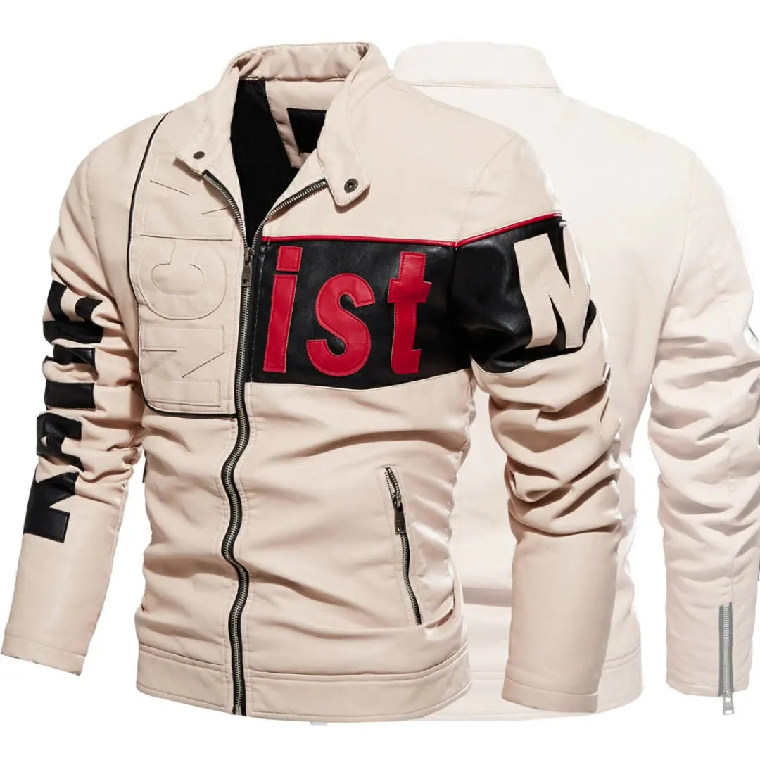Motorcycle commuting racing suit motorcycle riding suit jacket spring and autumn standing collar European and American style