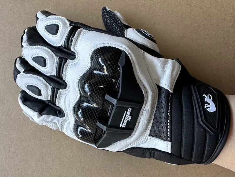 Motorcycle Gloves Afs6 Afs10 Afs18  Security Protection Windproof  Motocross Mittens Touch Screen Men's Leather Motorbike Glove