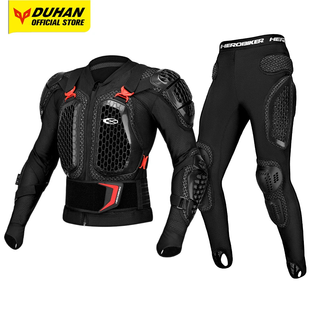 Motorcycle Body Armor Four Seasons Anti-fall Motorbike Riding Armor Full Body Equipment Motocross  Armor Protective Clothing