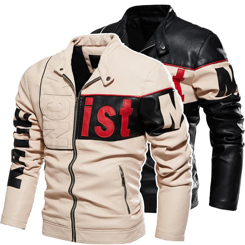 Motorcycle commuting racing suit motorcycle riding suit jacket spring and autumn standing collar European and American style