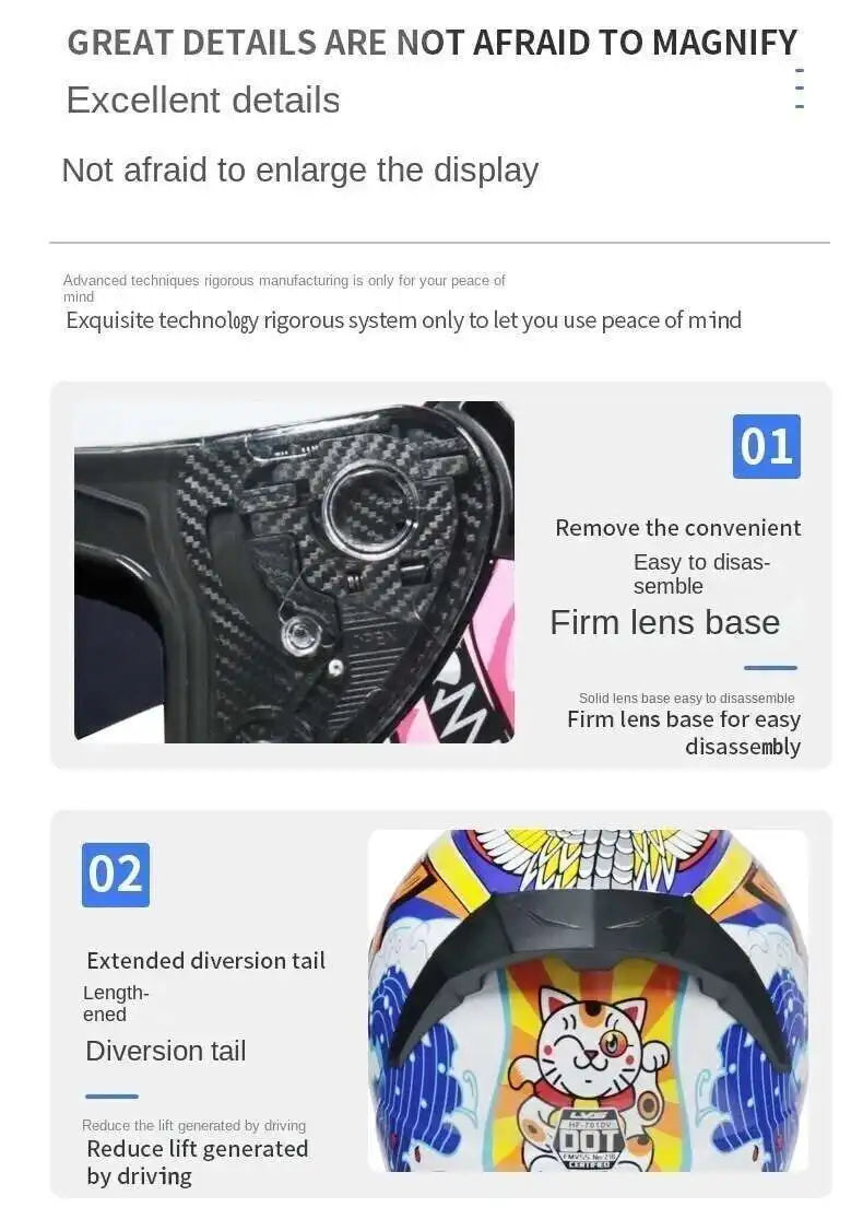 Motorcycle Helmet  four seasons LVS  Professional racing dual lens safety helmet motorcycle full face protector, approved by DOT