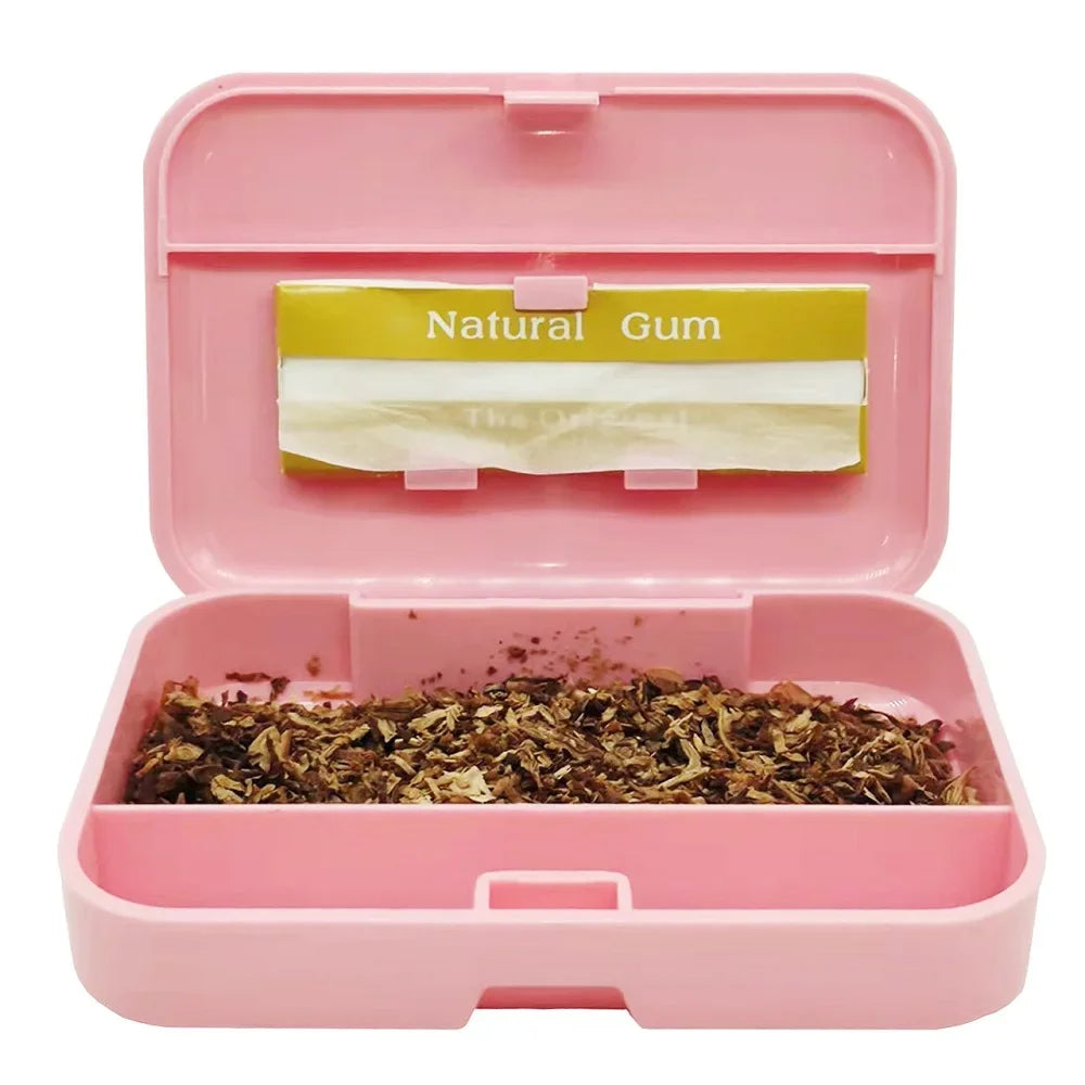 Portable Herb Tobacco Case 110mm Rolling Paper Storage Dry Herbal Horn Tube Cigarette Collection Box Smoking Pipe Accessories