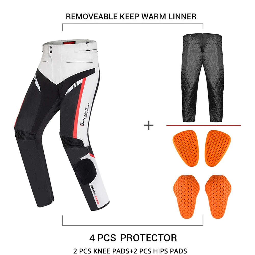 Motorcycle Racing Jacket Waterproof Dirt Bike Pants Set With Protection Racing Suit Motocross Jacket Motor Suit Protective Gear