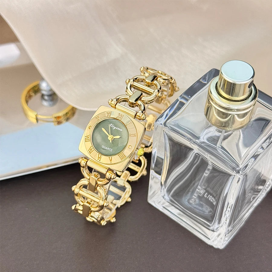 Elegant Square Women Quartz Watch Fashion Bracelet Band Ladies Wristwatches Reloj Mujer Girls Clock Gift