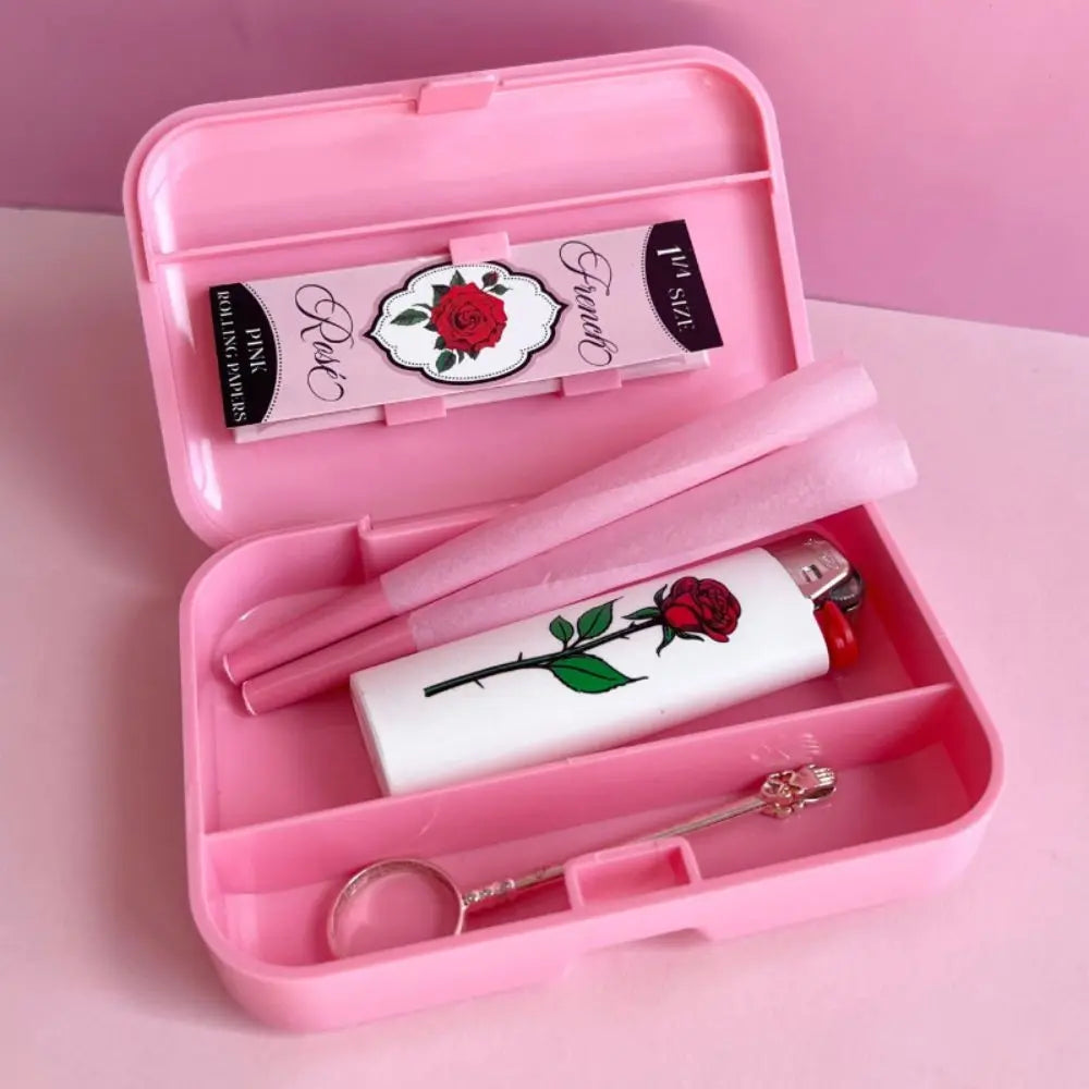 Portable Herb Tobacco Case 110mm Rolling Paper Storage Dry Herbal Horn Tube Cigarette Collection Box Smoking Pipe Accessories