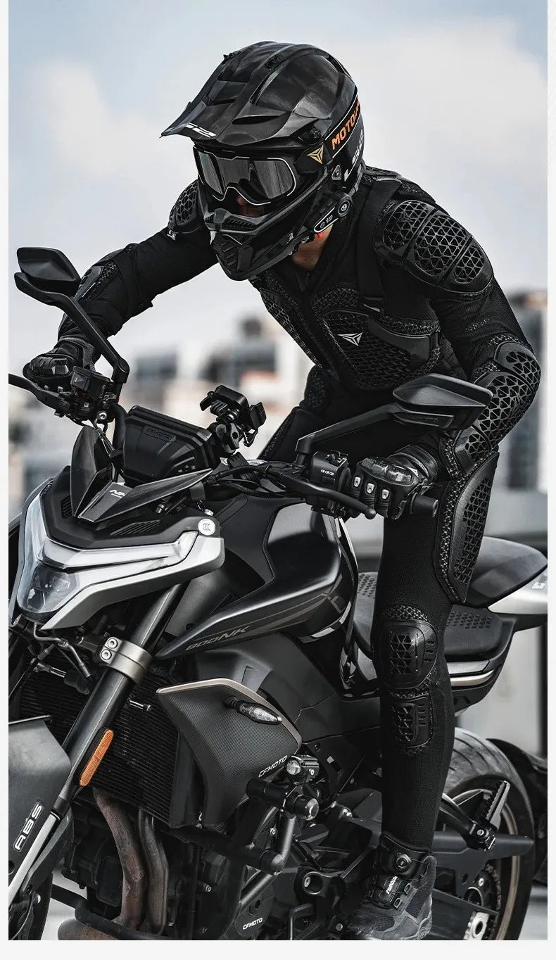 Motorcycle Body Armor Four Seasons Anti-fall Motorbike Riding Armor Full Body Equipment Motocross  Armor Protective Clothing